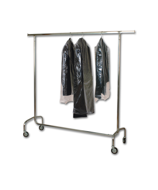 Stender Appendiabiti Professionale Cromato 53x150x165h – Estensibile