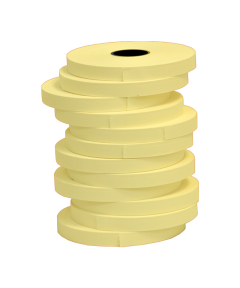 Nastri Marcatura Fibertag Segna Nomi 12 Rotoli 12mm Giallo