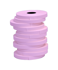 Nastri marcatura fibertag segna nomi per marcatura dei capi in lavanderia, resistenti ai lavaggi. 12 Rotoli, 12mm, colore Rosa.