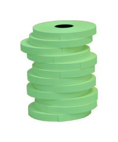 Nastri marcatura fibertag segna nomi per marcatura dei capi in lavanderia, resistenti ai lavaggi. 12 Rotoli, 12mm, colore Verde.