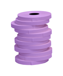 Nastri marcatura fibertag segna nomi per marcatura dei capi in lavanderia, resistenti ai lavaggi. 12 Rotoli, 12mm, colore Viola.