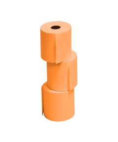 Rotoli in Carta Idrofix per Stampante Lavanderia 76mm 10pz Arancione