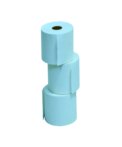 Rotoli in Carta Idrofix per Stampante Lavanderia 76mm 10pz Azzurro