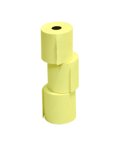 Rotoli in Carta Idrofix per Stampante Lavanderia 76mm 10pz Giallo