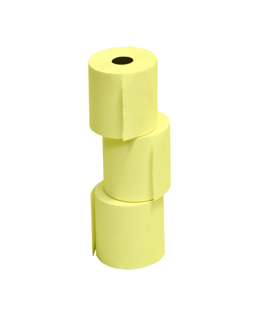 Rotoli in Carta Idrofix per Stampante Lavanderia 76mm 10pz Giallo