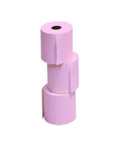 Rotoli in Carta Idrofix per Stampante Lavanderia 76mm 10pz Rosa