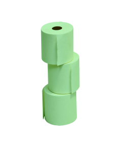 Rotoli in Carta Idrofix per Stampante Lavanderia 76mm 10pz Verde