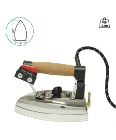 Ferro da Stiro Industriale Due Effe 2F Iron Master CE 800W 2,00kg