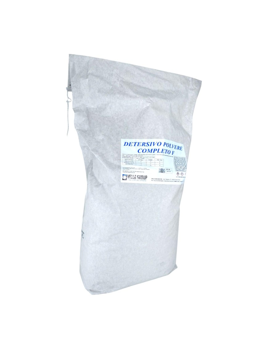 Completo F VELLA GROUP Detersivo in Polvere per Lenzuola e Spugne 25kg
