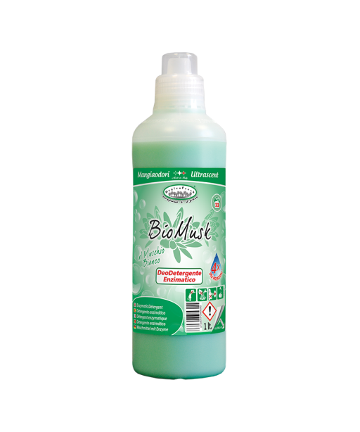 BioMusk HYGIENFRESH Detergente per Bianchi e Colorati 1lt