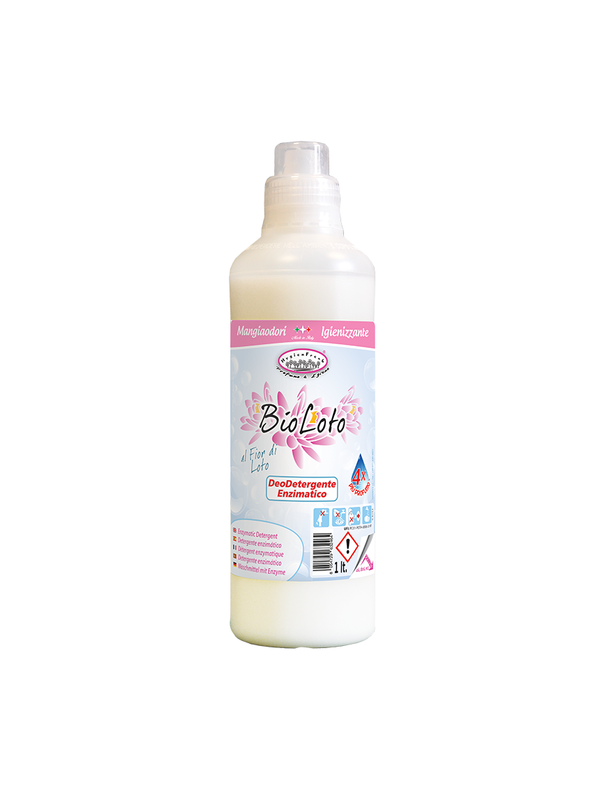 BioLoto HYGIENFRESH Detersivo Enzimatico per Bianchi e Colorati 1lt