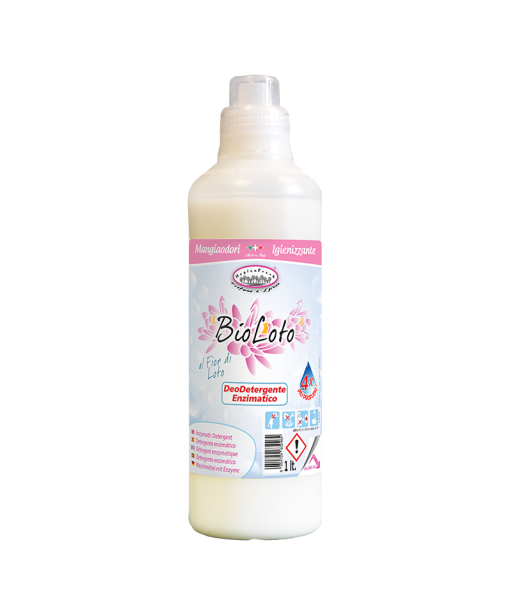 BioLoto HYGIENFRESH Detersivo Enzimatico per Bianchi e Colorati 1lt