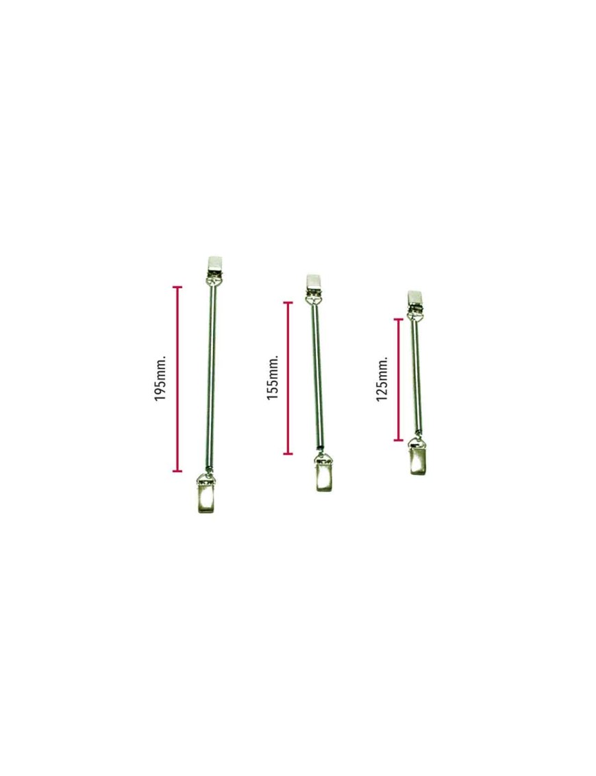 MOLLE REGGI TELO ASSE DA STIRO 3PZ CLIP
