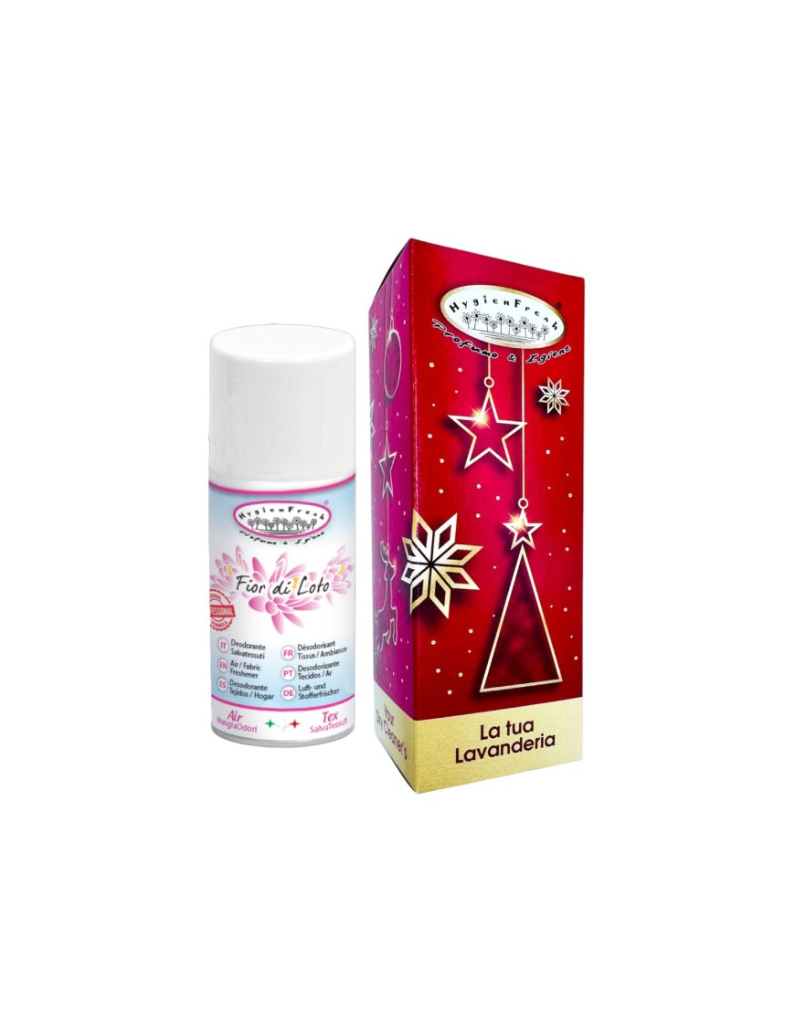 DeoSpray Fior di Loto 150ml HygienFresh – Confezione Natalizia