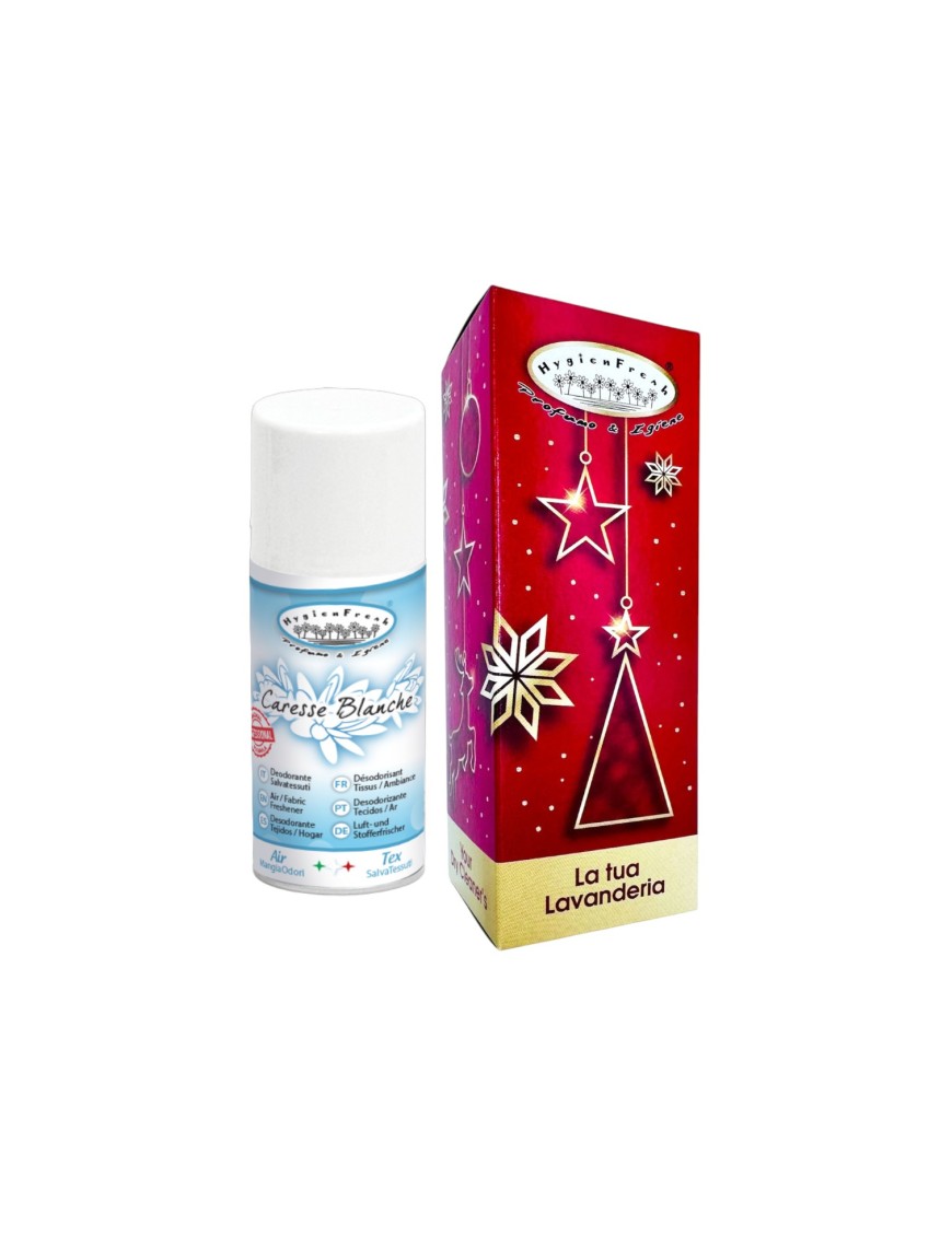 DeoSpray Caresse Blanche 150ml HygienFresh – Confezione Natalizia