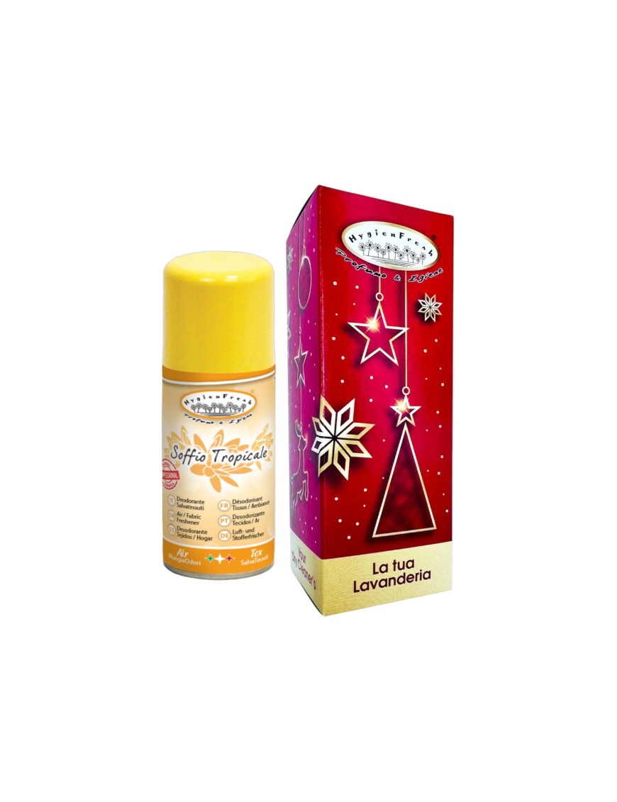 DeoSpray Soffio Tropicale 150ml HygienFresh – Confezione Natalizia
