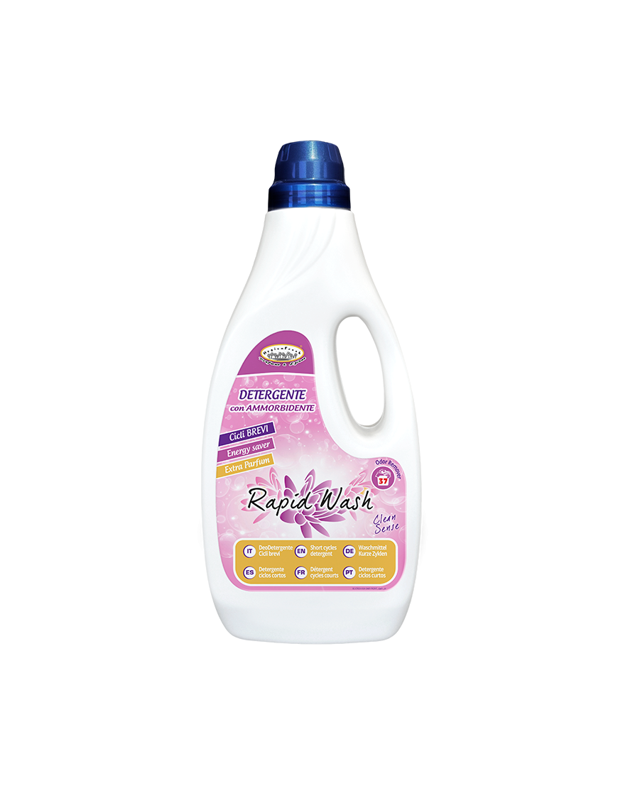Rapid Wash Clean Sense HYGIENFRESH Detersivo per Cicli Brevi 1,5lt