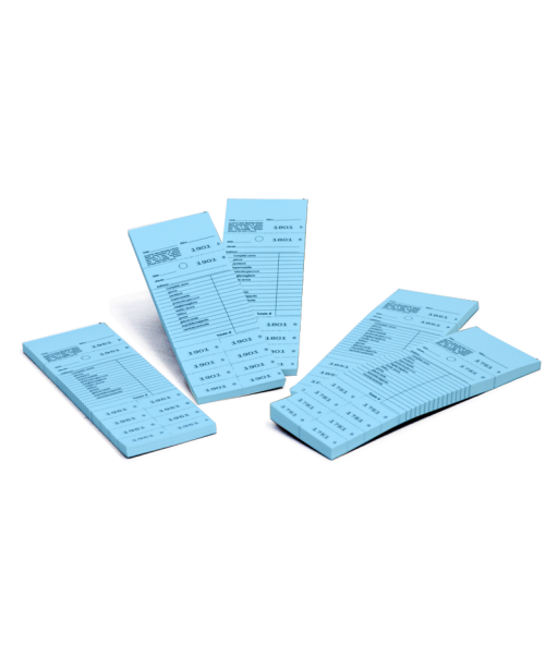 Blocchetti Marcatura Kombi per Lavanderia 1-1000 Azzurro 20pz