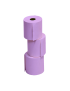Rotoli in Carta Idrofix per Stampante Lavanderia 76mm 10pz VIOLA