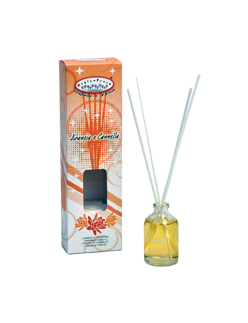 Diffusore Ambiente Midollino HYGIENFRESH Arancia e Cannella 50ml