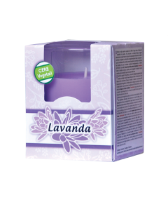 Lavanda HYGIENFRESH Candela Profumata 140g – 30 Ore di Fragranza