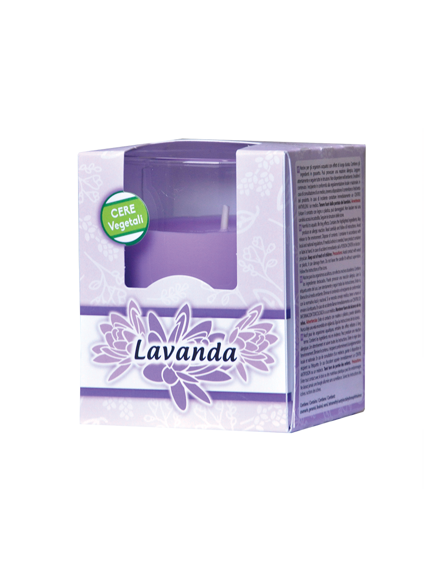 Lavanda HYGIENFRESH Candela Profumata 140g – 30 Ore di Fragranza