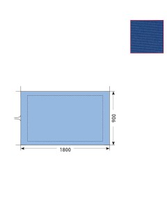 Telo Copriasse Tavolo da Stiro Rettangolare 180x90cm