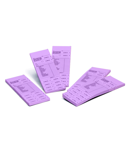 Blocchetti Marcatura Kombi per Lavanderia 1-1000 Viola 20pz