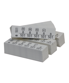 Blocchetti Marcatura Numerata HP 1000pz Grigio