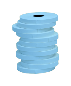 Nastri Marcatura Fibertag Segna Nomi 12 Rotoli 12mm Azzurro