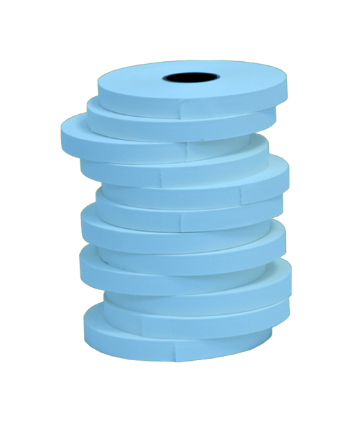 Nastri Marcatura Fibertag Segna Nomi 12 Rotoli 12mm Azzurro