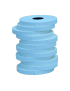 Nastri Marcatura Fibertag Segna Nomi 12 Rotoli 12mm Azzurro